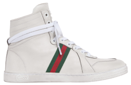 Gucci Stretch High WMNS White Leather