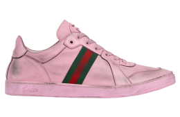 Gucci Stretch Low Pink Leather