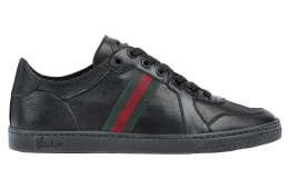 Gucci Stretch Low WMNS Black Leather