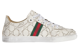 Gucci Stretch Low WMNS White Gg Leather