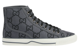 Gucci Tennis 1977 High Dark Grey / Black Ripstop