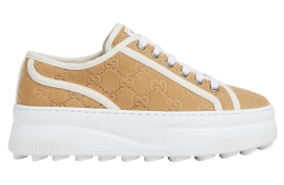 Gucci Tennis 1977 WMNS Beige Gg Suede