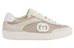 Gucci With Interlocking G WMNS Light Beige Suede