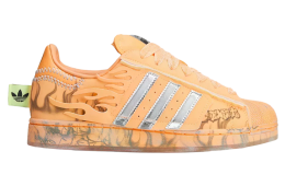 Hellstar x Adidas Superstar Hazy Orange / Silver Metallic