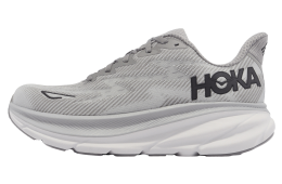 Hoka Clifton 9 2E Wide Grey / Black
