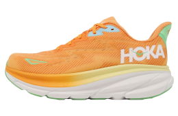 Hoka Clifton 9 2E Wide Orange / Yellow