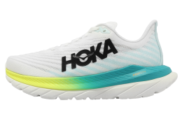 Hoka Mach 5 2E Wide White / Green