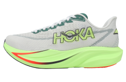 Hoka Mach 7 2E Wide White / Green
