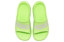 Hoka Ora Athletic Slide Lettuce / White