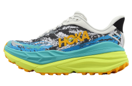 Hoka Stinson 7 White / Evening Primrose Yellow