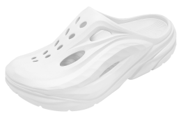 Hoka U Ora Recovery Mule White