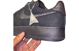 Ja Morant x Nike Air Force 1 Low Luxe Black / Metallic Silver