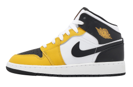 Jordan 1 Mid Yellow Ochre GS Yellow Ochre / White