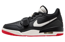 Jordan Legacy 312 Low Black / University Red