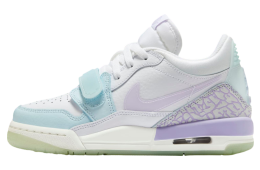 Jordan Legacy 312 Low GS White / Hydrangeas
