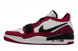 Jordan Legacy 312 Low White Black Gym Red