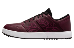 Jordan Nu 1 Low Golf Bordeaux Wine White / Black
