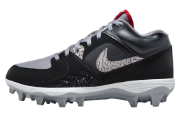 Jordan Stadium 90 Low Football Cleat Black / Cement Grey