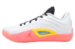 Jordan Zion 4 PF White / Hot Punch Black
