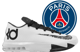 Kevin Durant X Nike KD 6 White / College Navy