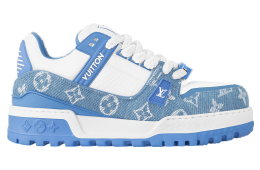 Louis Vuitton LV Trainer Maxi Blue / White Monogram
