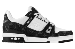 Louis Vuitton LV Trainer White / Black Denim