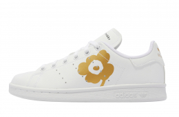 Marimekko x adidas Stan Smith GS  White Gold