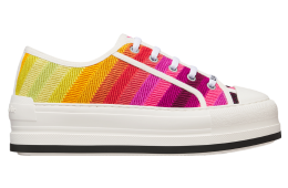 Miss Dior Walkndior Platform WMNS Multicolor Cotton / Bayadère Embroidery