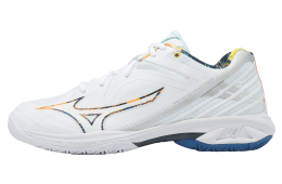 Mizuno Wave Claw 3 Wide White / Orange / Grey