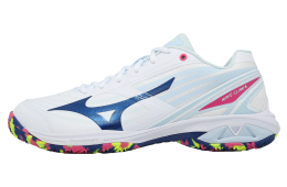 Mizuno Wave Claw 4 Wide White / Blue / Multi