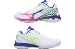 Mizuno Wave Claw 4 Wide White / Multi