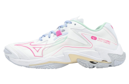 Mizuno フルジップジャケット Mサイズ ホワイトピンク　コスモゼロ絆 Mizuno Wave Lightning Z8 White / Pink - Feb 2025