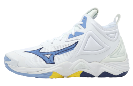Mizuno Wave Momentum 3 Mid White / Blue