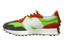 New Balance 327 Lime Green Red