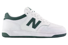 New Balance 480 White / Nightwatch Green