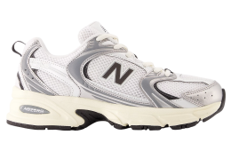 New Balance 530 Silver Metallic / Black Cement