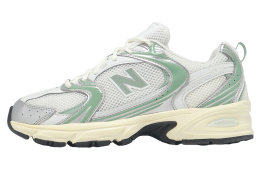 New Balance 530 Silver Metallic / Mosaic Green