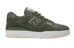 New Balance 550 Olive Suede