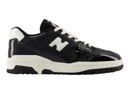 New Balance 550 Patent Leather Black White