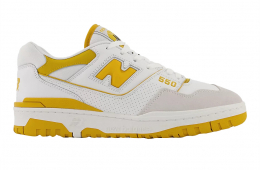 New Balance 550 Sea Salt Varsity Gold