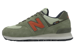 New Balance 574 Green / Orange