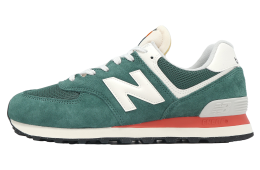 New Balance 574 Green / White