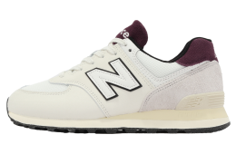New Balance 574 Ivory / Burgundy