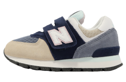 New Balance 574 Wide GS Navy / Beige