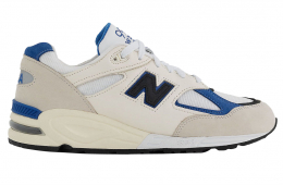New Balance 990v2 Made in USA White Blue