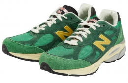 New Balance 990v3 Made in USA Green Yellow