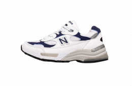 New Balance 992 White Navy