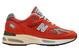 New Balance Made in UK 991v2 Grenadine / Fire Whirl