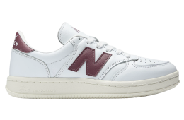 New Balance T500 White / Washed Burgundy