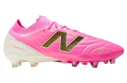 New Balance Tekela Elite Low FG V5 Pink Heat / Metallic Gold